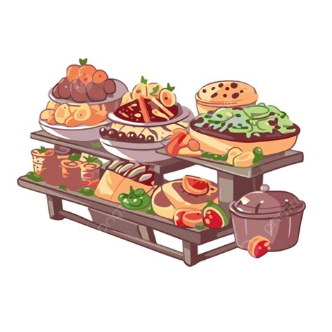 buffet clipart